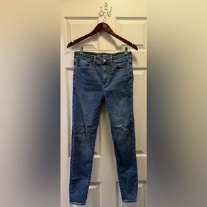 American Eagle Outfitters Women's Dark Blue Jeggings